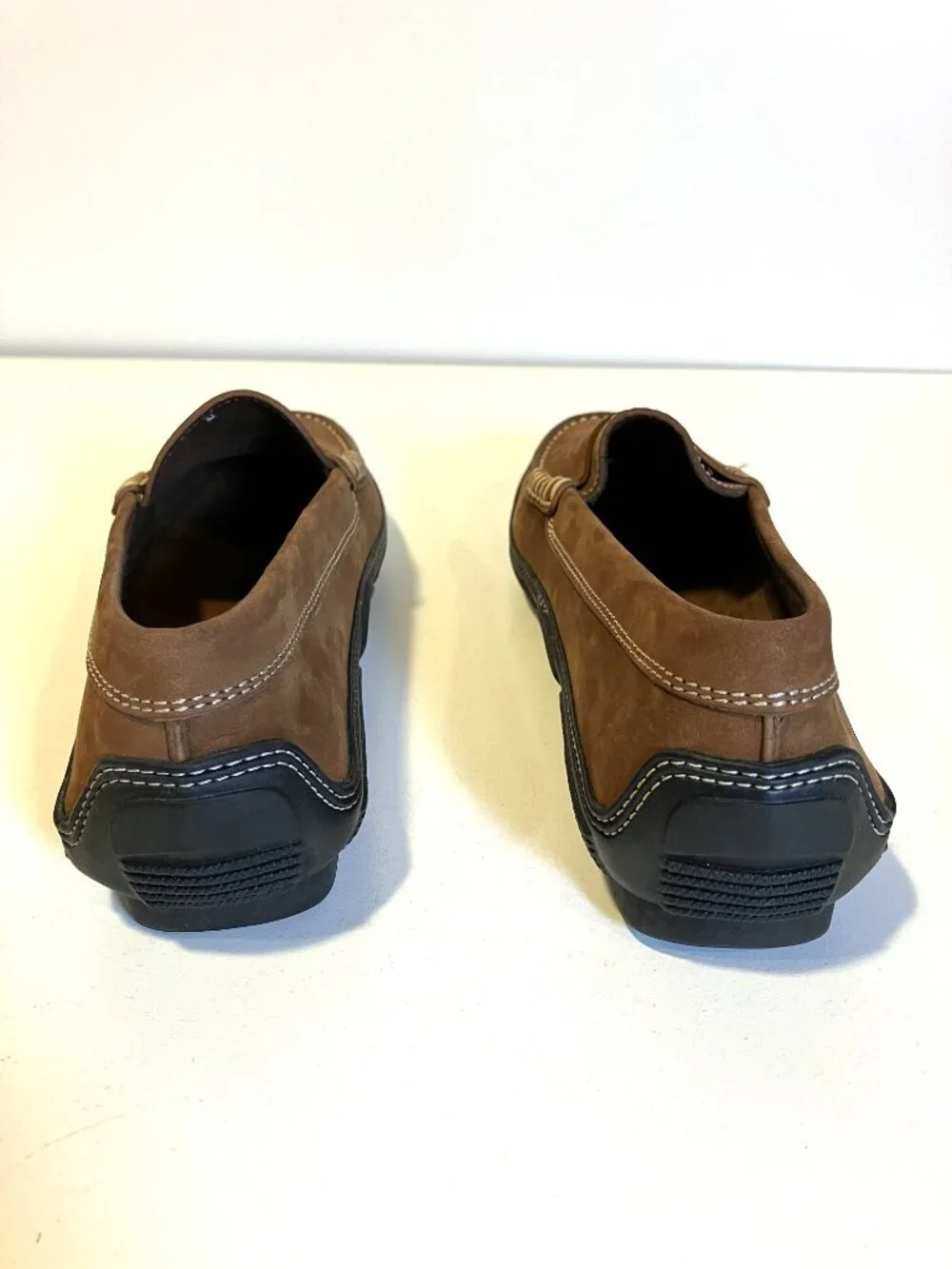 TOD'S Nubuck Brown Suede Leather Loafers. Unisex/Womens Size 8. New.